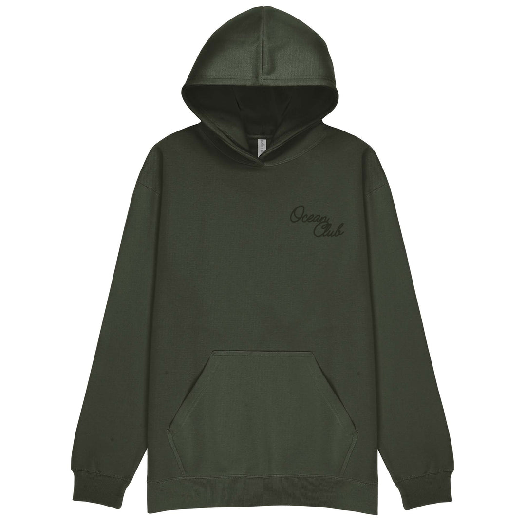 The Ocean Club Script MONO-TONE Women's Oversized Hoodie