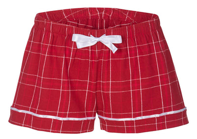 SSHS Red and Blue plaid shorts Red Team