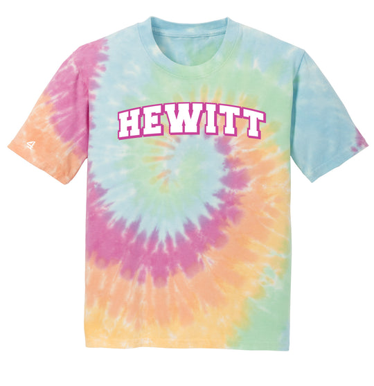 Hewitt Elementary Hawks Girls Tie Dye SS Tshirt