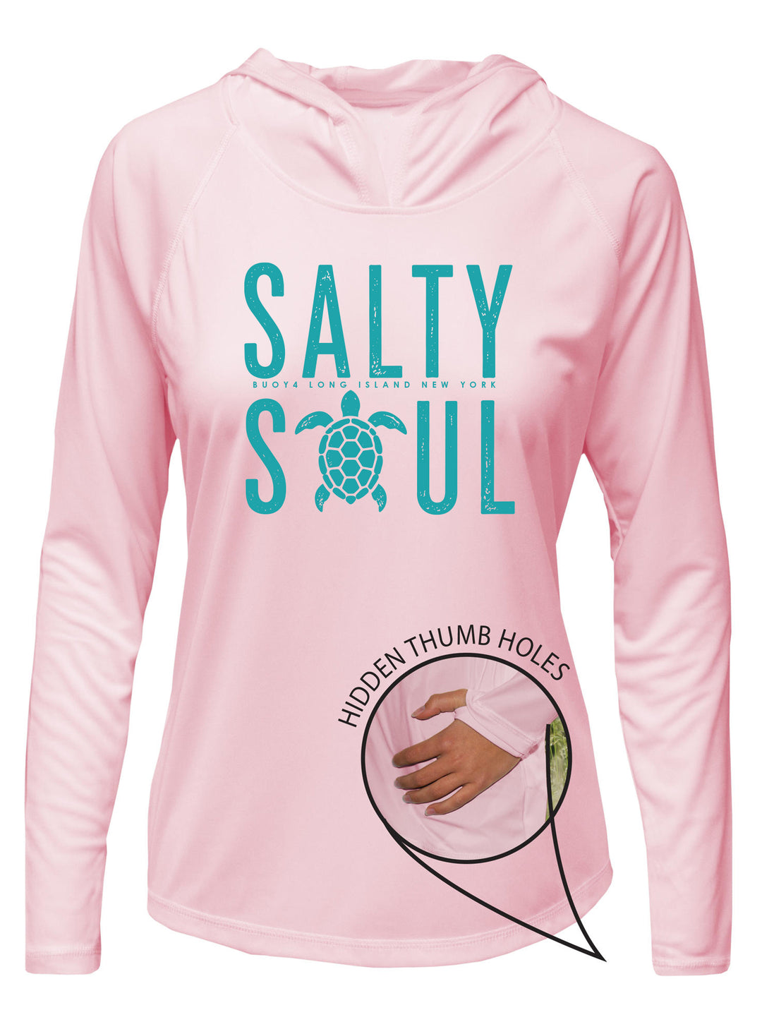 Salty Soul UPF 50+ Women's Hoodie with Thumbholes