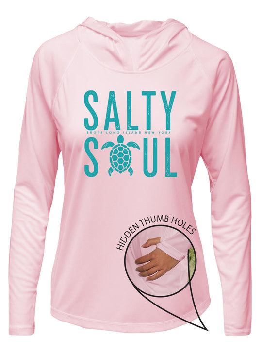 Salty Soul UPF 50+ Women's Hoodie with Thumbholes