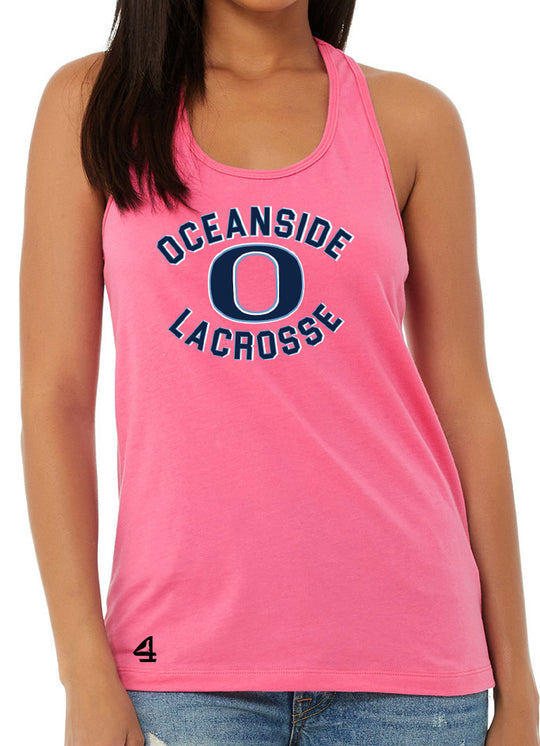 Oceanside Lacrosse Ladies' Jersey Racerback Tank