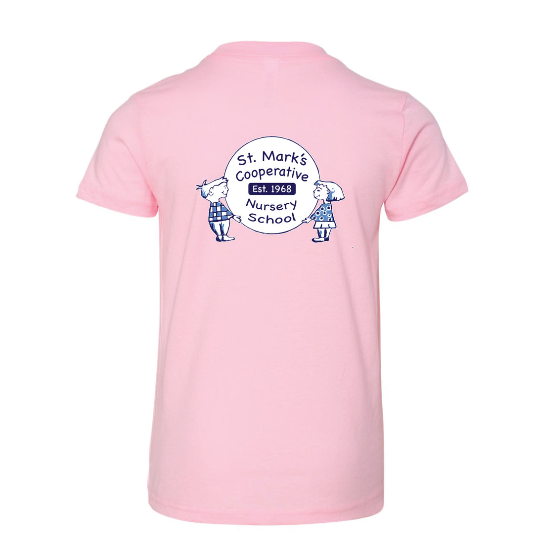 St. Mark's Nursery School Girls Swinging into the twos Youth and Toddler Tshirt