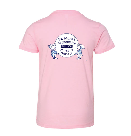 St. Mark's Nursery School Girls Swinging into the twos Youth and Toddler Tshirt