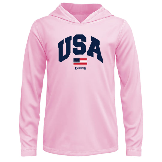 Buoy 4 flag TODDLER UPF 15+ SPUNSOFT TECH HOODIE