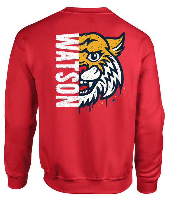 WATSON ELEMENTARY WILDCATS Spirit CrewNeck Sweatshirt