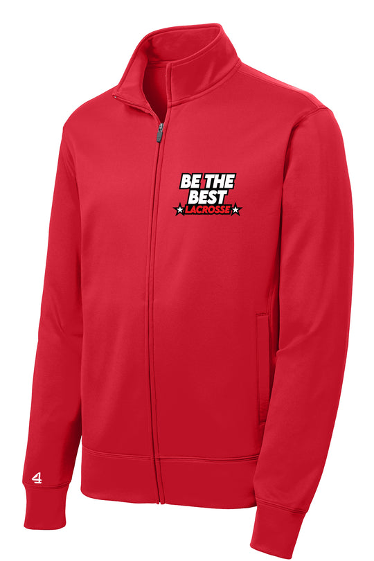 BTB "Be the Best" Embroidered Fleece Full-Zip Jacket
