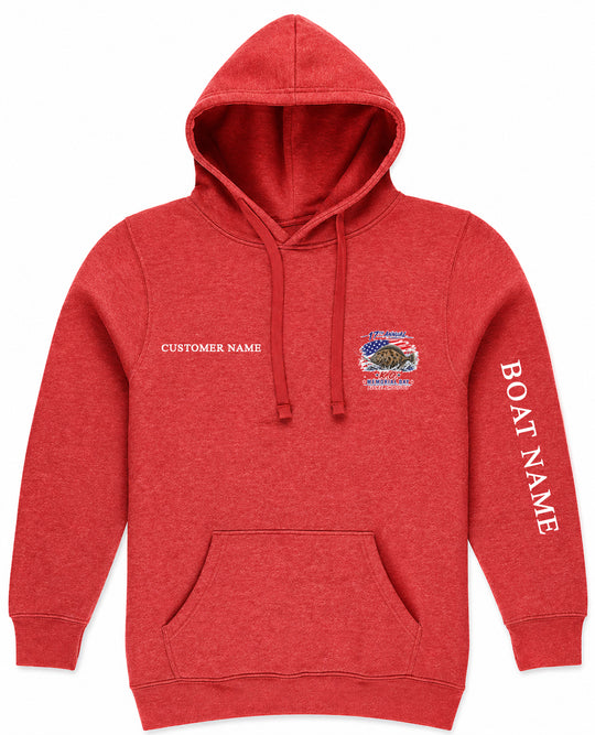 17TH ANNUAL KO FLUKE SHOOTOUT FLAG HOODIE