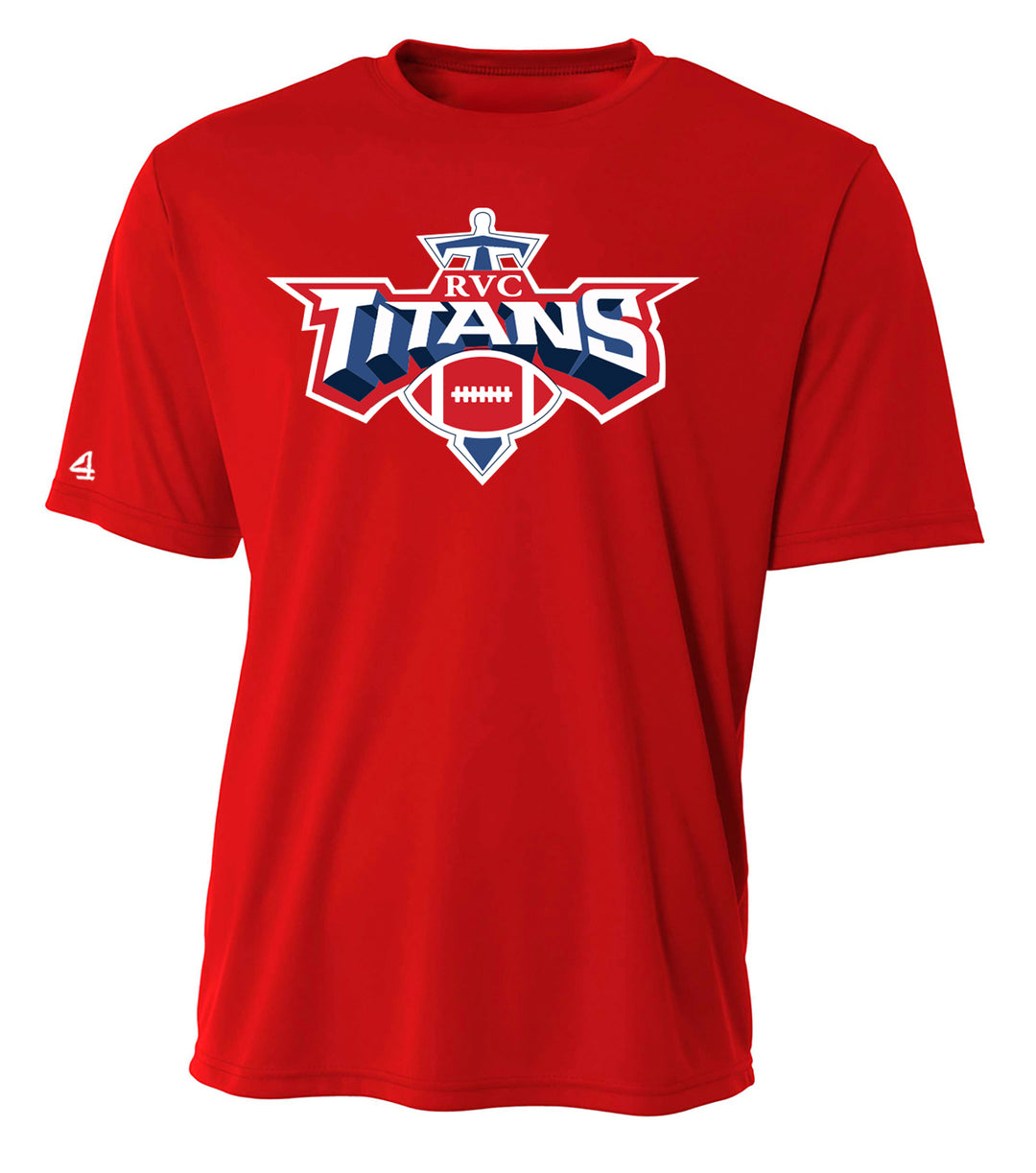 Titans Football short sleeve Performance T Shirt