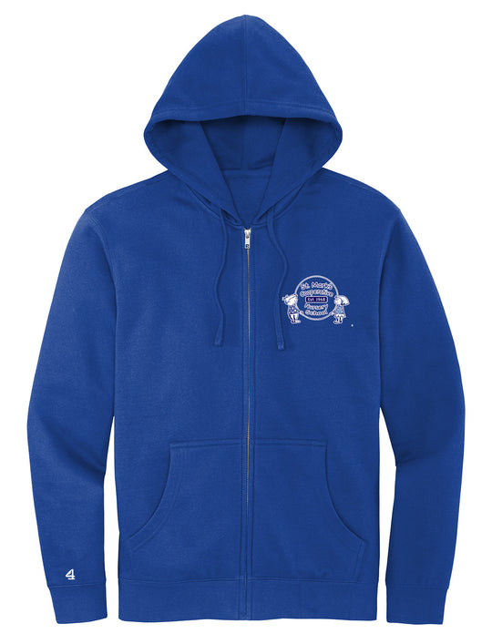 St. Mark's Nursery School Adult Full zip Hoodie