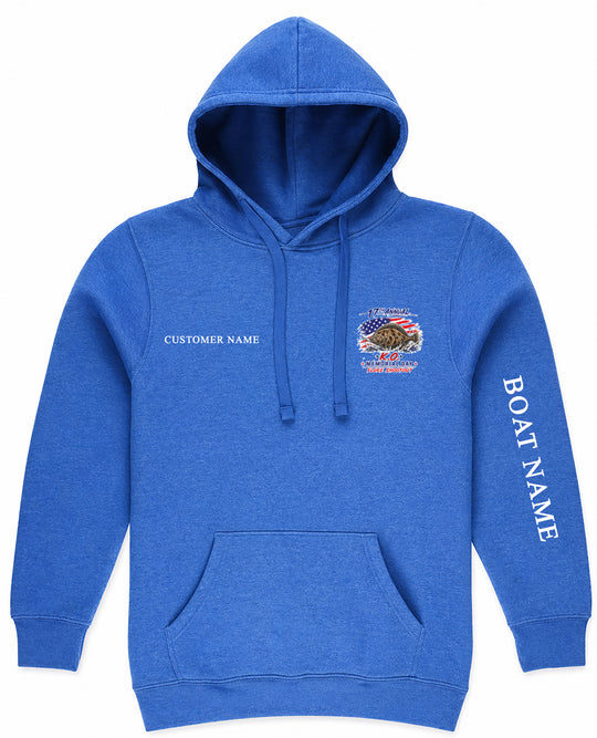 17TH ANNUAL KO FLUKE SHOOTOUT FLAG HOODIE