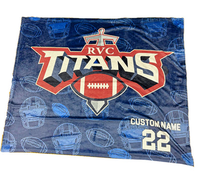 Titans Football Blanket