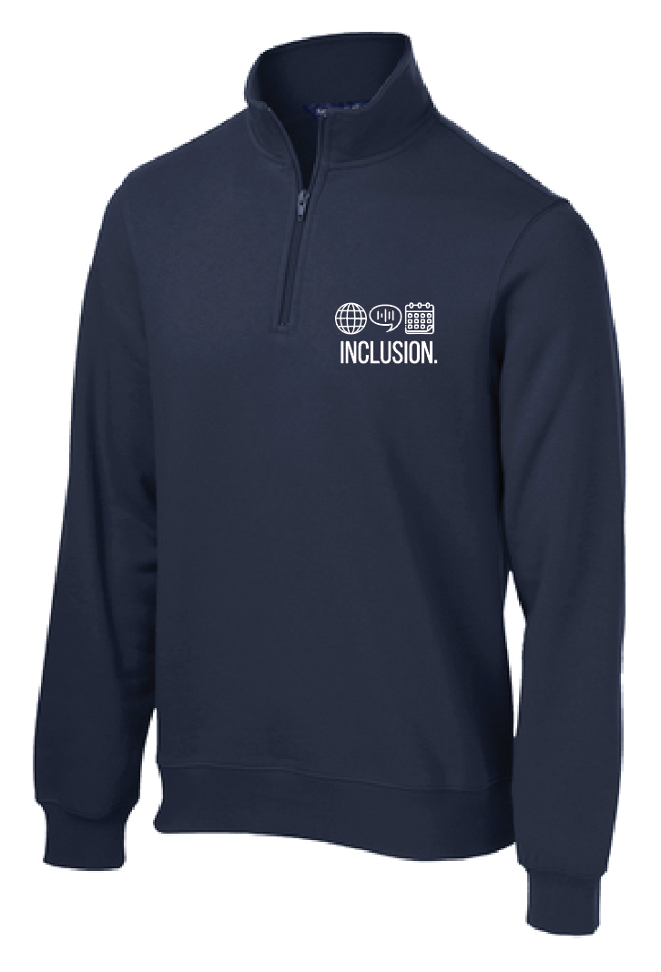 RVC EVERY VOICE Embroidered 1/4 zip sweatshirt