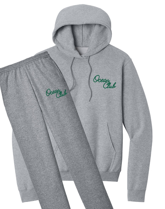 The Ocean Club Script Embroidery SWEAT SUIT