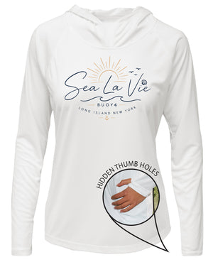 Sea La Vei UPF 50+ Women's Hoodie with Thumbhole