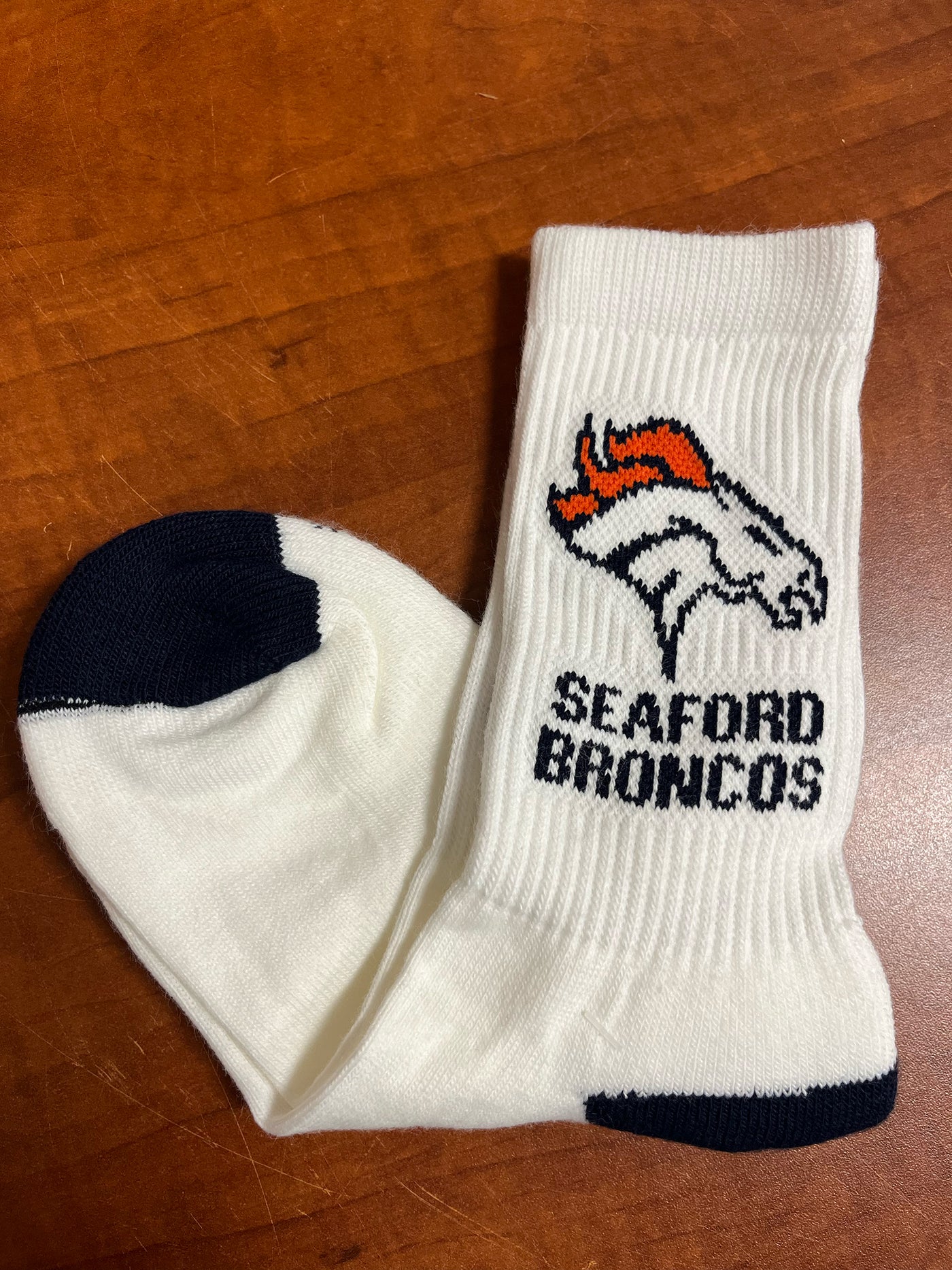 Seaford Broncos Crew sock