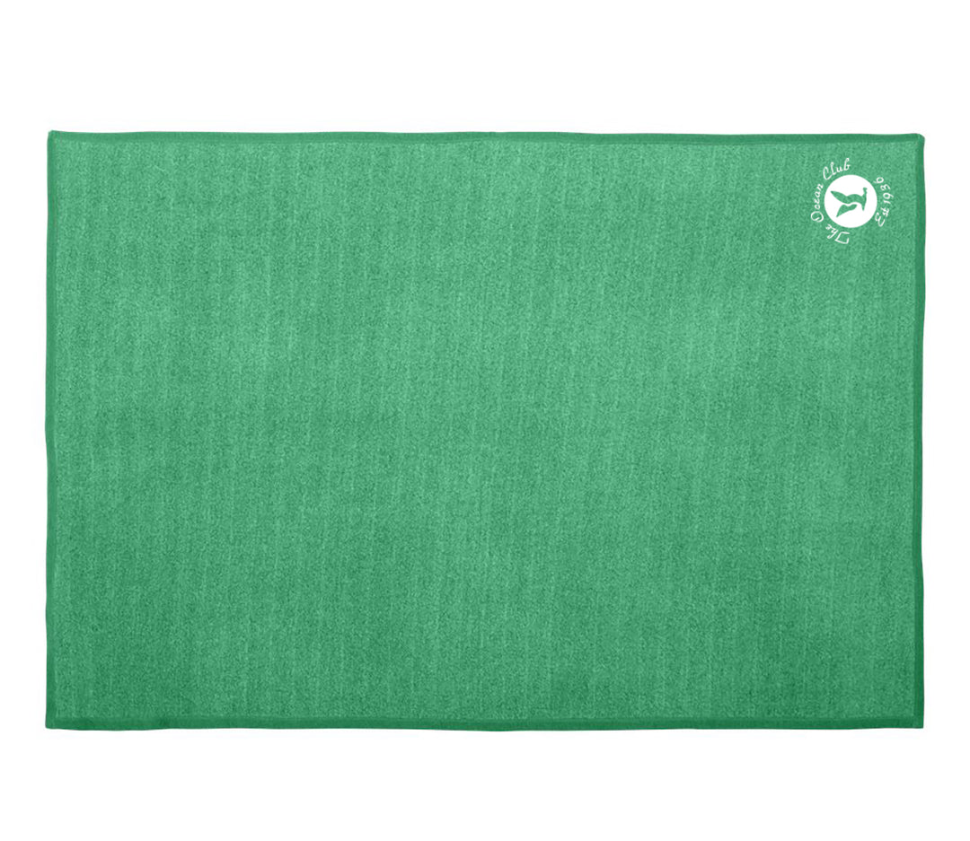The Ocean Club Embroidered Blanket