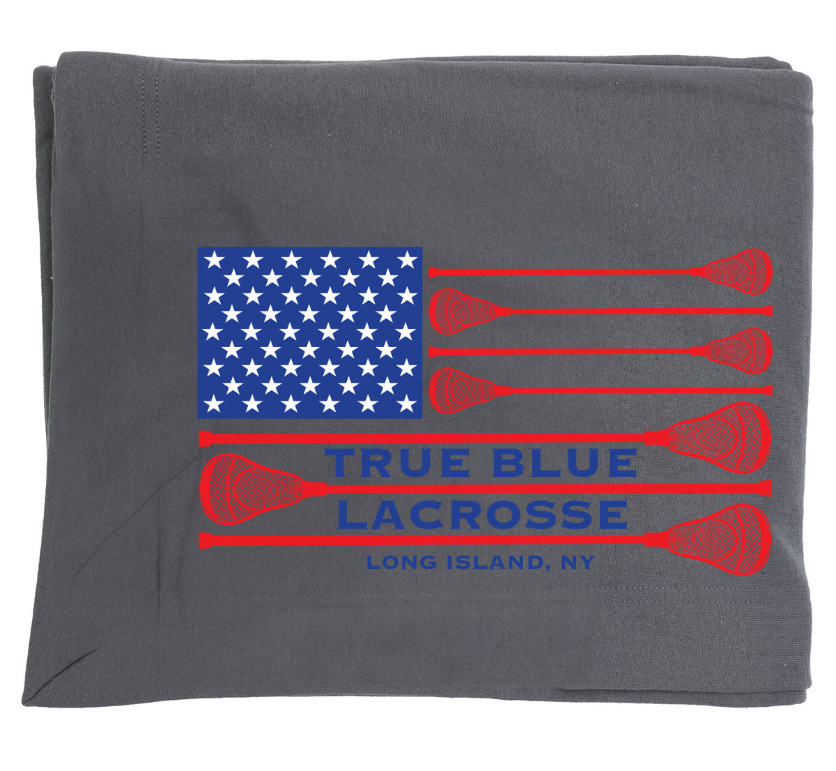 TRUE BLUE Lacrosse Stadium Blanket