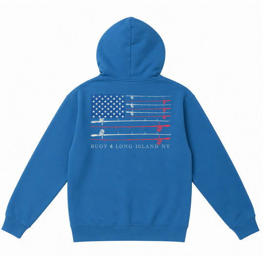 Buoy 4 Fishing Flag Hoodie