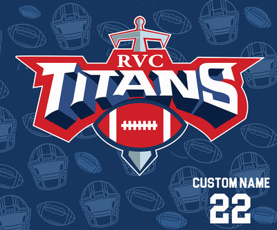 Titans Football Blanket