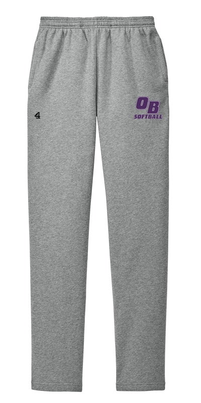 OYSTER BAY SOFTBALL Open Bottom Sweatpants