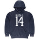 Buoy4 Atheltics Football #14 Vintage Hoodie