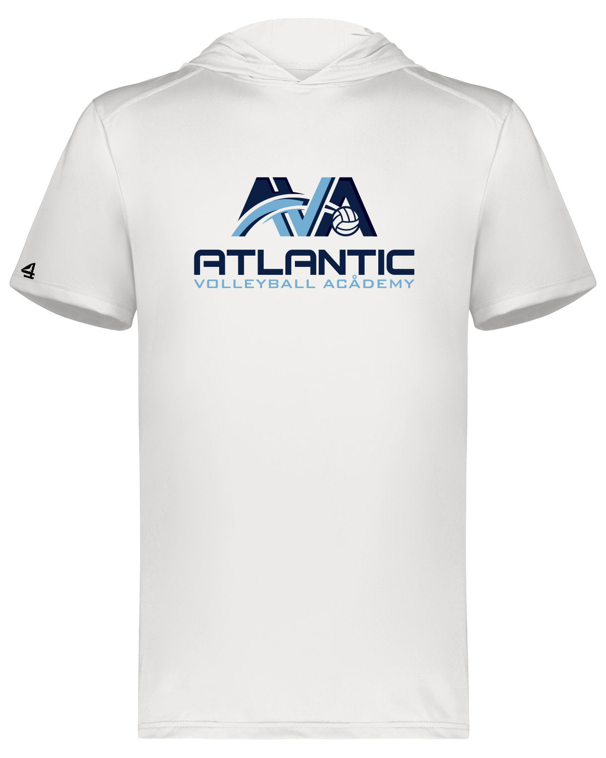 AVA Atlantic Volleyball Academy Hooded Performance Short Sleeve Shirt