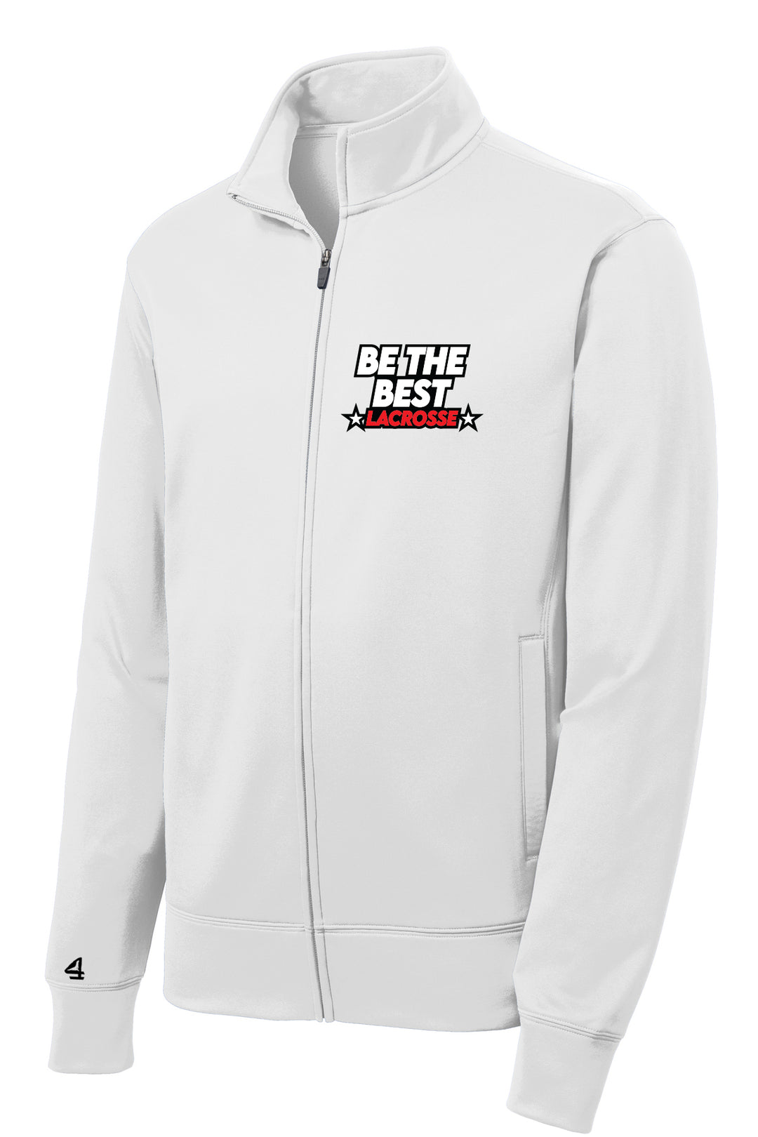 BTB "Be the Best" Embroidered Fleece Full-Zip Jacket