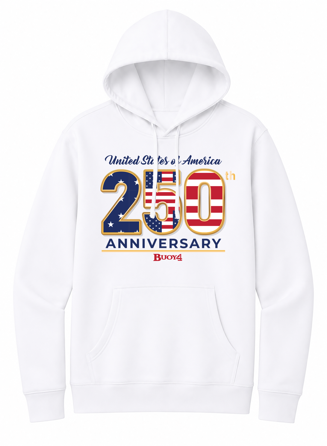 BUOY 4 250 YEARS USA HOODIE