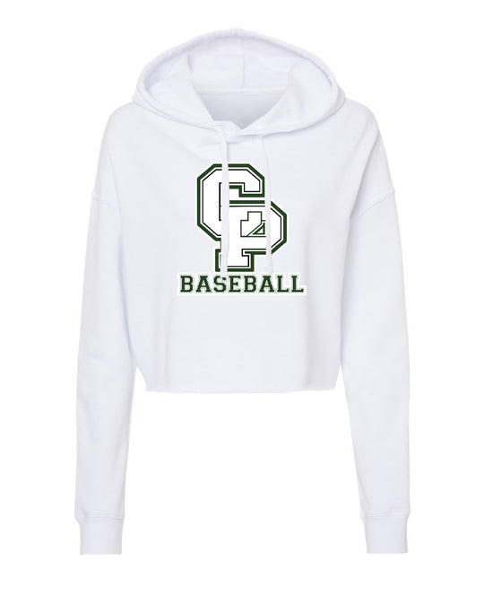 CARLE PLACE BASEBALL Women’s Lightweight Crop Hoodie