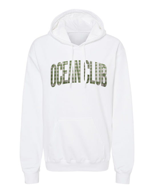 The Ocean Club Embroidred Applique Hoodie