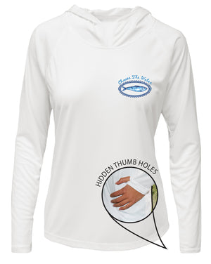 Sardines UPF 50+ Women's Hoodie with Thumbhole