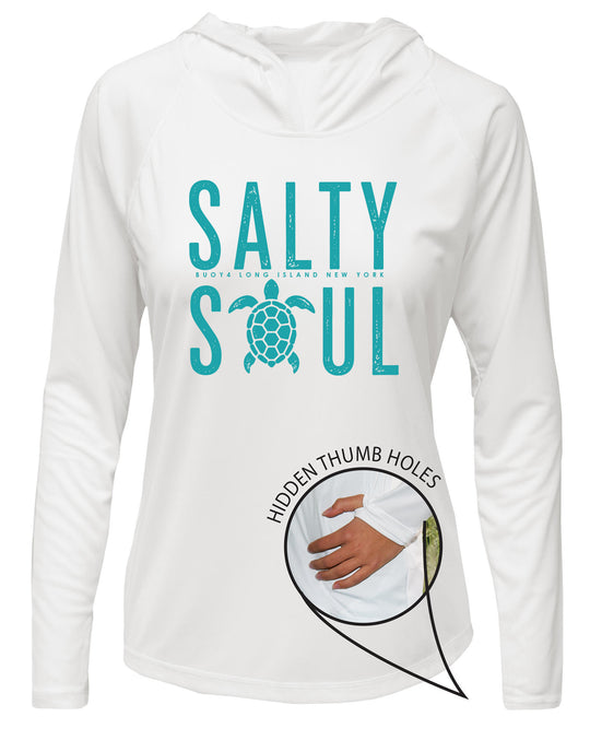 Salty Soul UPF 50+ Women's Hoodie with Thumbholes