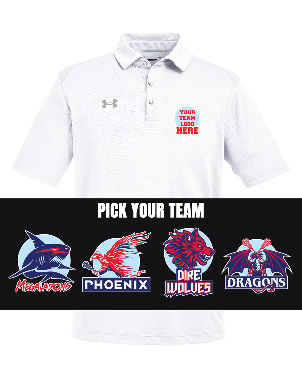 FUTURE LACROSSE Embroidered Under Armour Polo