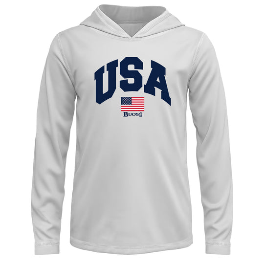 Buoy 4 flag TODDLER UPF 15+ SPUNSOFT TECH HOODIE