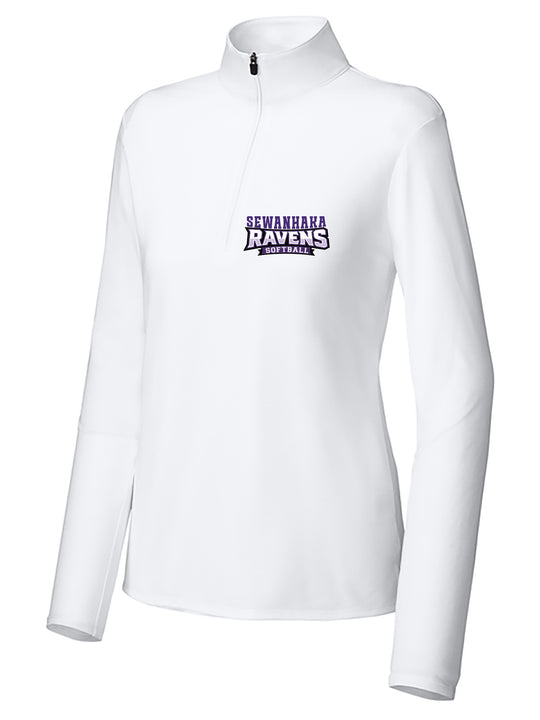Sewanhaka Softball Embroidered Women's 1/4 zips