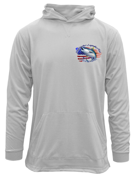 Buoy 4 Star Stripes and Tuna sublimated UPF 50+ Hoodie