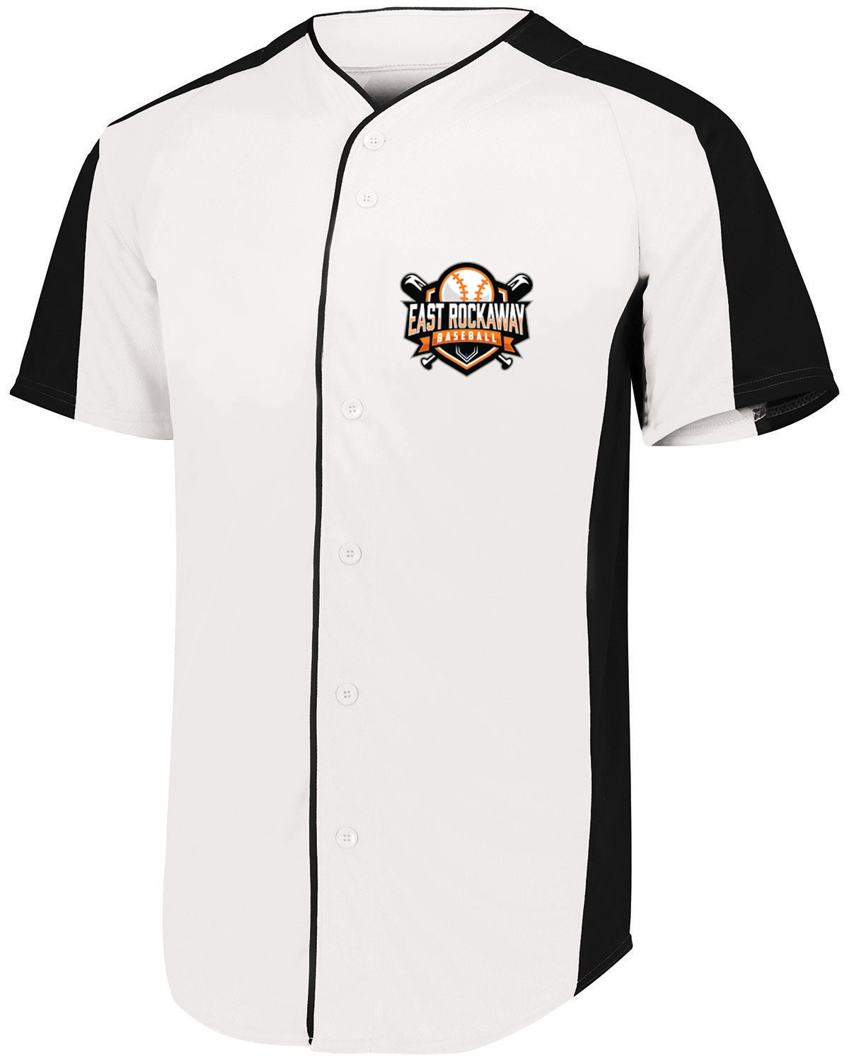 EAST ROCKAWAY BASEBALL Adult Full-Button Baseball Jersey