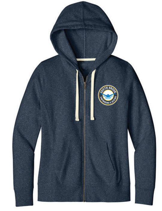 South Brook Swimming and Diving Women's Full Zip Hoodie