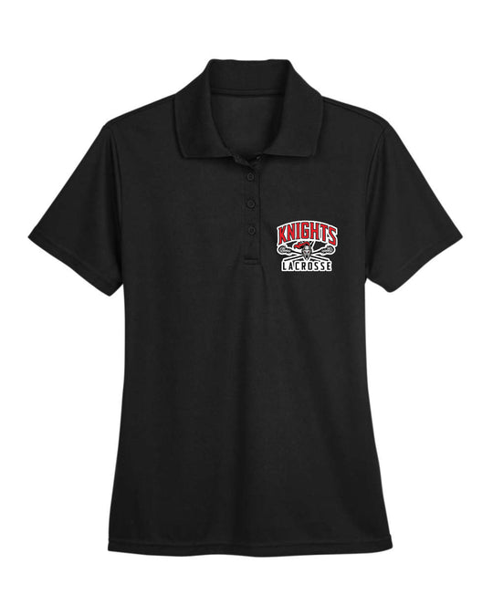FLORAL PARK WOMENS LACROSSE Embroidered Women's Performance Piqué Polo