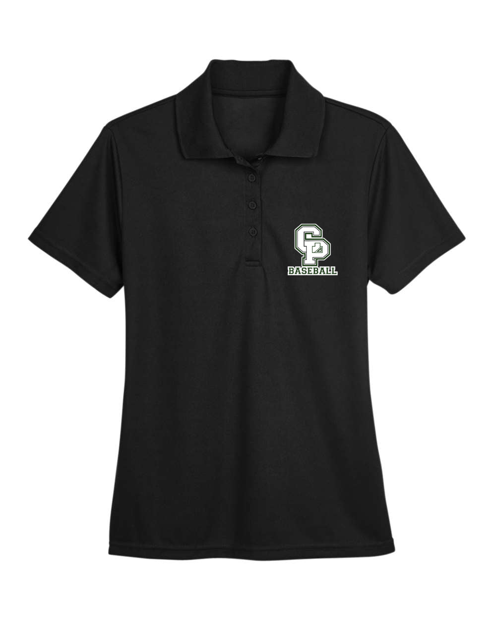 CARLE PLACE BASEBALL Embroidered Women's Performance Piqué Polo