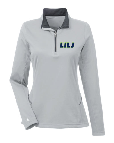 LILJ Embroidered Ladies' Cool & Dry Sport Quarter-Zip Pullover