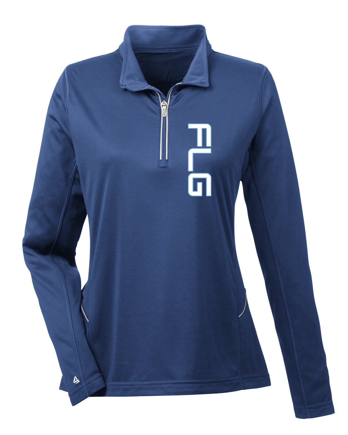 FLG Lacrosse Embroidered Ladies' Cool & Dry Sport Quarter-Zip Pullover