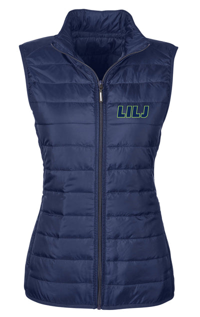 LILJ Embroidered Ladies' Puffer Vest