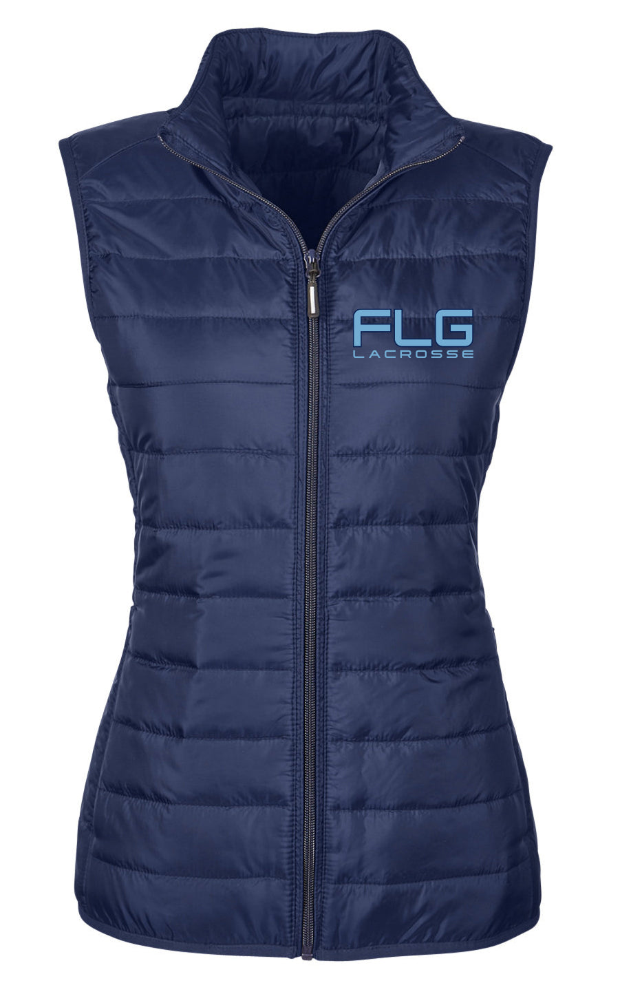 FLG Lacrosse Embroidered Ladies' Puffer Vest