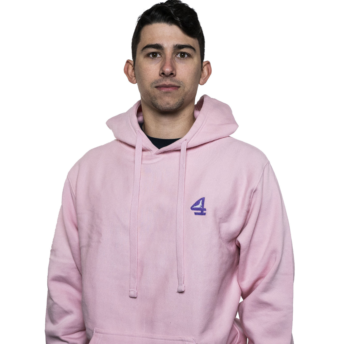 Adult Pink - Classic 4 Embroidered Pullover