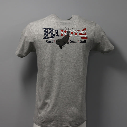 Adult  Surf * Sun * Sail - Proud Seal - Gray Short Sleeve