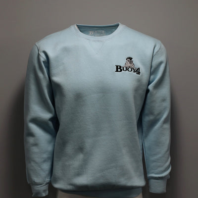 The Fighter - aka Clubber Lang - Arctic Blue Embroidered Crewneck