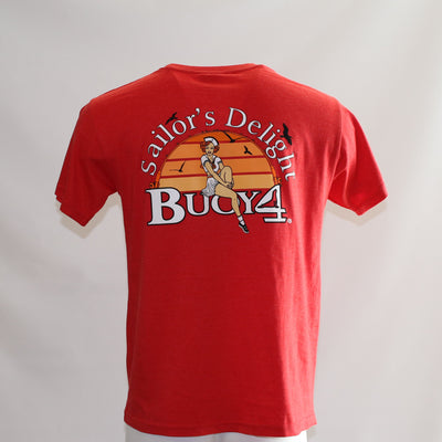 Adult Red Sailor's Delight Short Sleeve