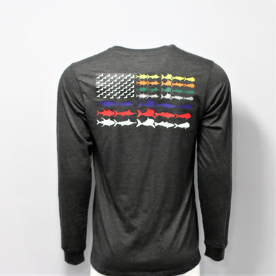 Adult Charcoal and Black - First Responders - Long Sleeve